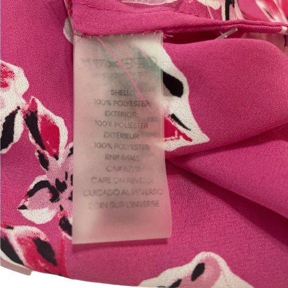 Karl Lagerfeld Paris Bright Colorful Sleeveless Shirt - Picture 5 of 9